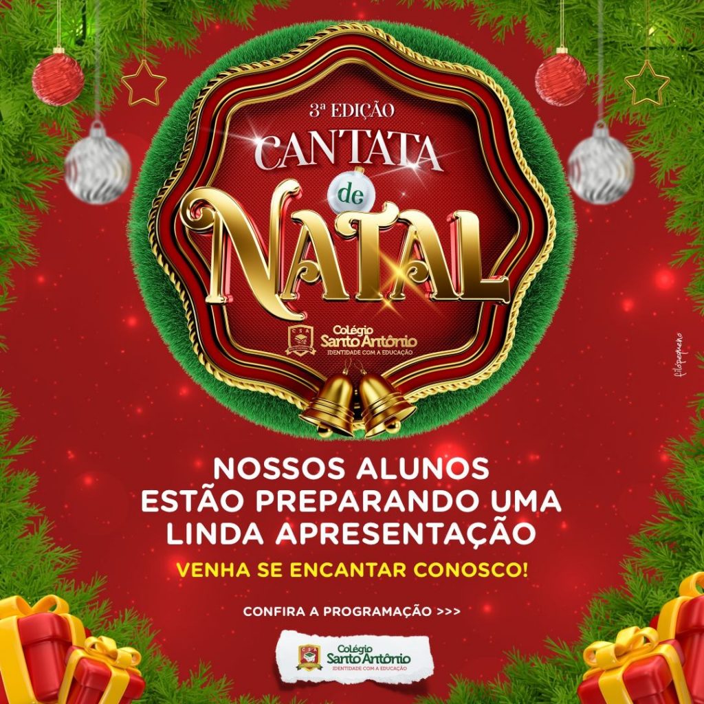 Vem aí a 3ª edição da Cantata de Natal do Colégio Santo Antônio!