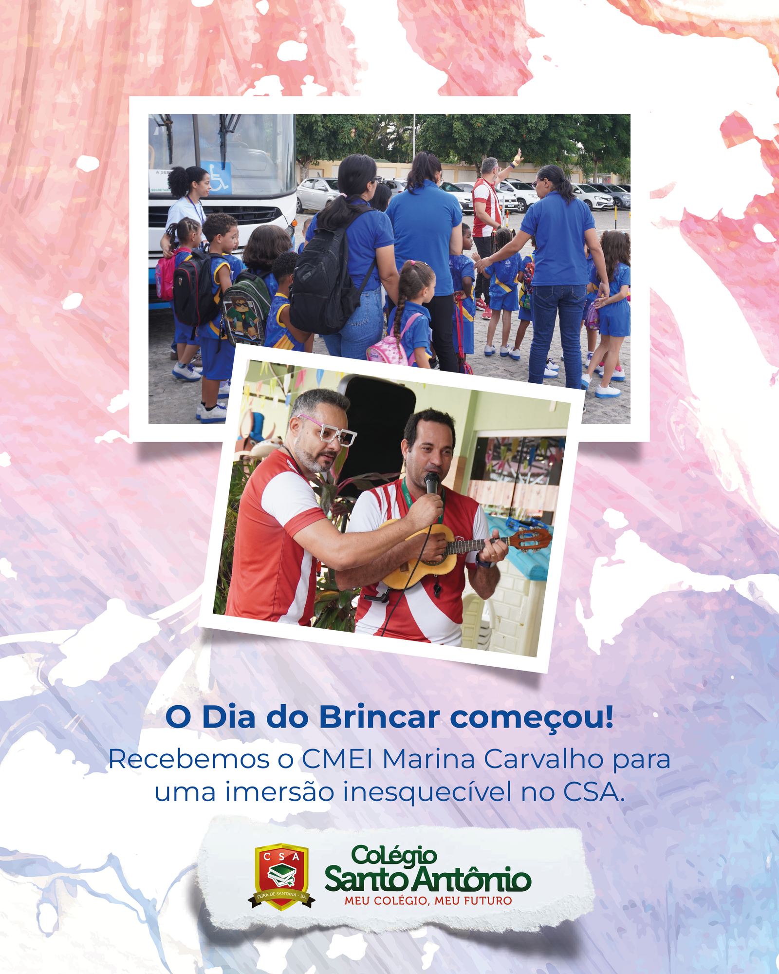 O Dia do Brincar foi pura magia e integração por aqui!
